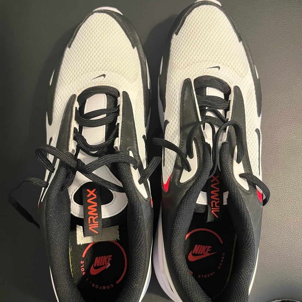 Nike Air Max Sneakers - Black, White, and Red